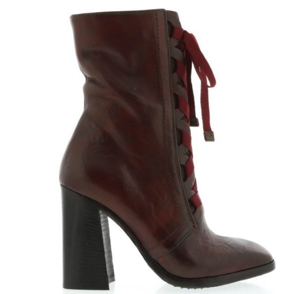 AMANDA GREGORY Gregory Laceup Mid Calf Boot - Picture 2 of 10